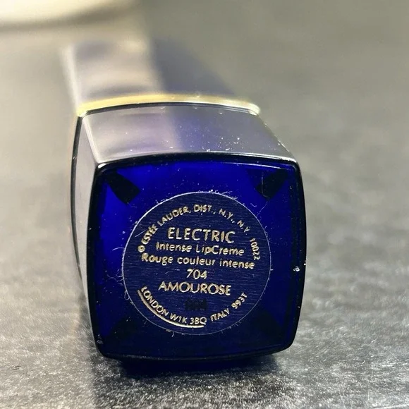 NEW Estee Lauder Electric Intense Lip Creme 704 Amourose Lipstick FULL Size - Picture 4 of 4